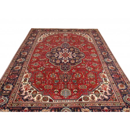 Tappeto Tabriz Persia marrone giallo 207x309