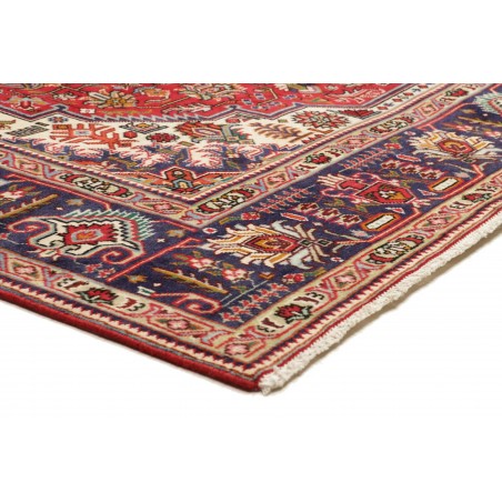 Tappeto Tabriz Persia marrone giallo 207x309