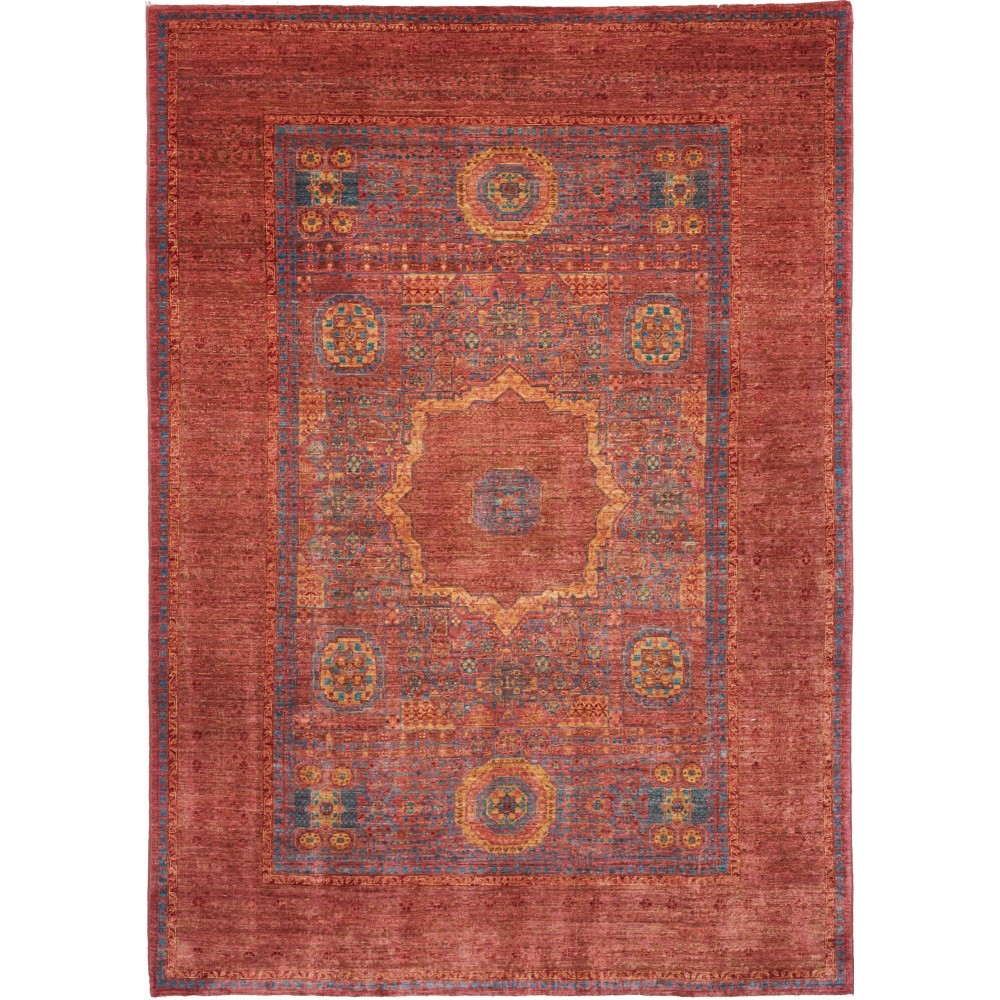 Tappeto Mamlouk Pakistan marrone beige 170x242 Tappeto Mamlouk Pakistan marrone beige 170x242
