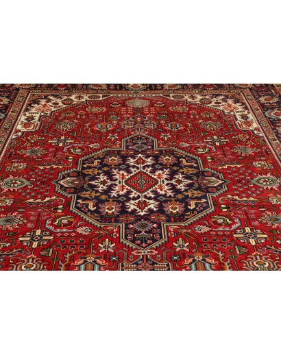 Tappeto Tabriz Persia marrone giallo 207x309