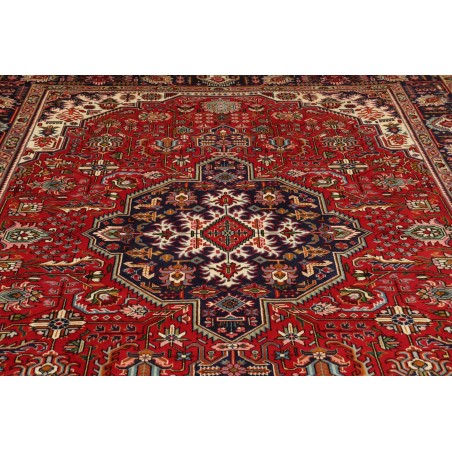 Tappeto Tabriz Persia marrone giallo 207x309