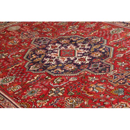 Tappeto Tabriz Persia marrone giallo 207x309