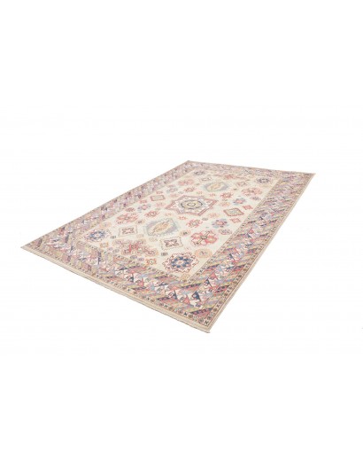 Tappeto Kazak Afghanistan bianco 195x278