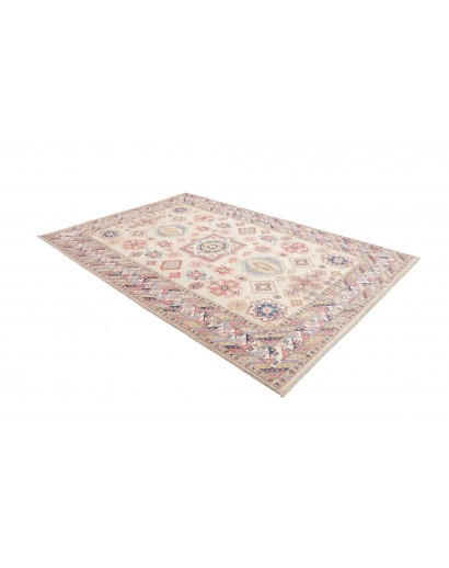 Tappeto Kazak Afghanistan bianco 195x278