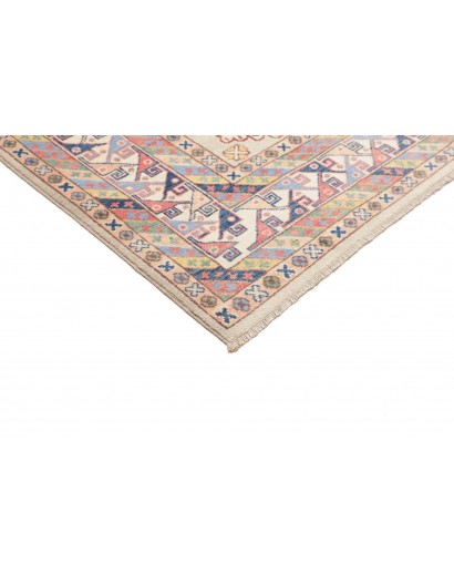Tappeto Kazak Afghanistan bianco 195x278