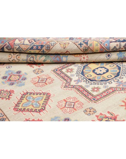 Tappeto Kazak Afghanistan bianco 195x278