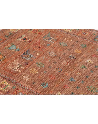 Tappeto Rubin Pakistan marrone bianco 98x149