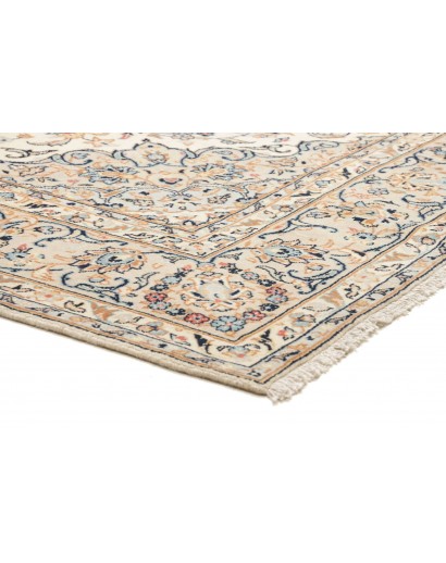 Tappeto Kashan Persia beige grigio 202x295