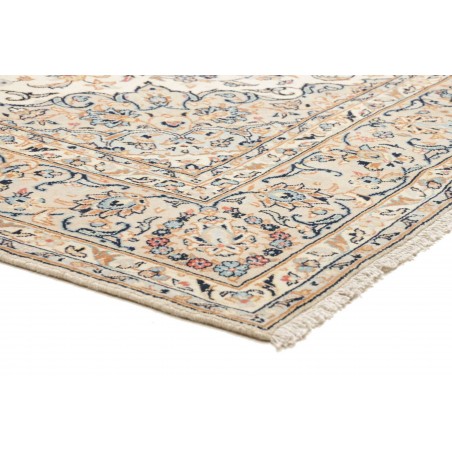 Tappeto Kashan Persia beige grigio 202x295