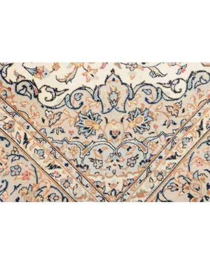 Tappeto Kashan Persia beige grigio 202x295