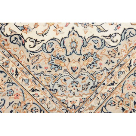 Tappeto Kashan Persia beige grigio 202x295