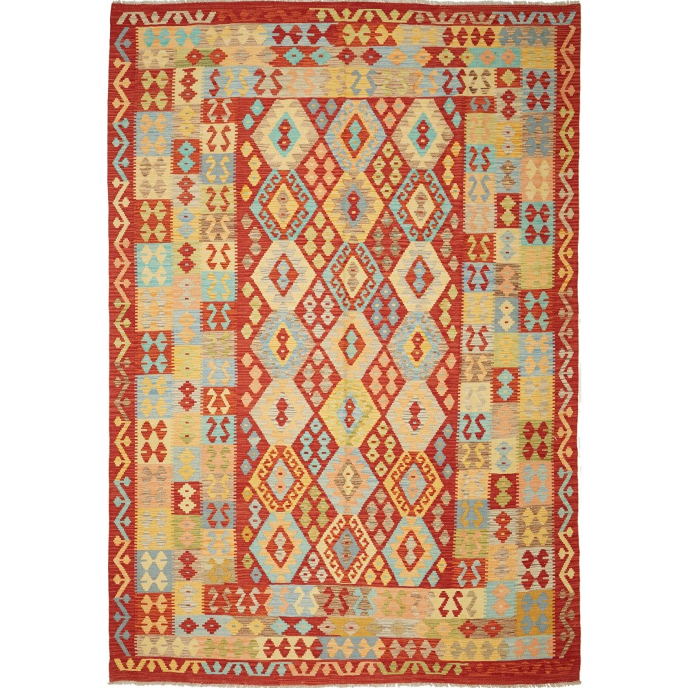 Tappeto Kilim Afghanistan marrone 213x303