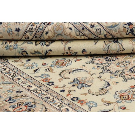 Tappeto Kashan Persia beige grigio 202x295