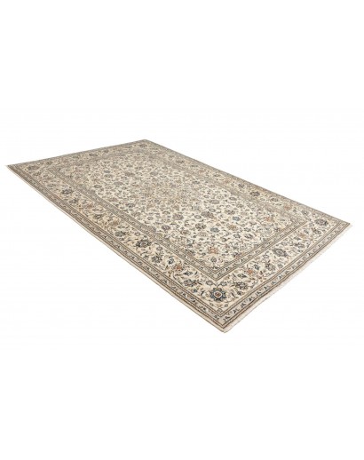 Tappeto Kashan Persia beige verde 197x303