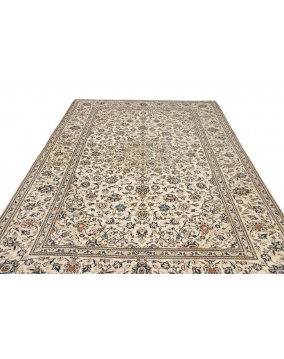 Tappeto Kashan Persia beige verde 197x303