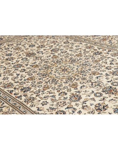 Tappeto Kashan Persia beige verde 197x303