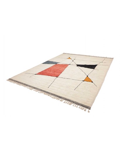 Tappeto bianco grigio 279x366