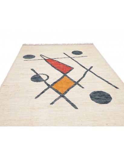 Tappeto bianco azzurro 240x305