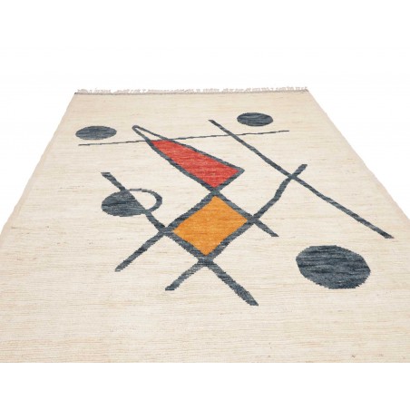 Tappeto bianco azzurro 240x305