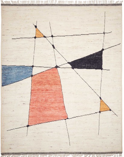 Tappeto bianco grigio 297x365
