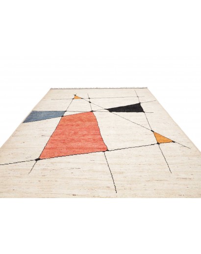 Tappeto bianco grigio 297x365