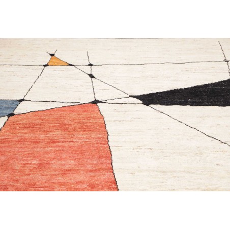 Tappeto bianco grigio 297x365