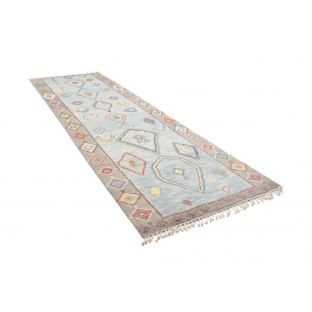 Tappeto bianco marrone 126x376