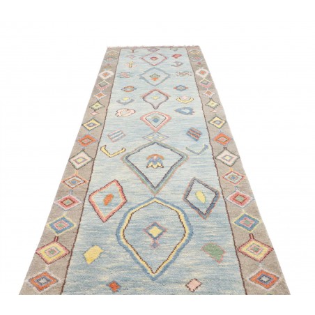 Tappeto bianco marrone 126x376