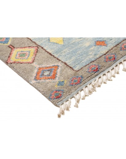 Tappeto bianco marrone 126x376