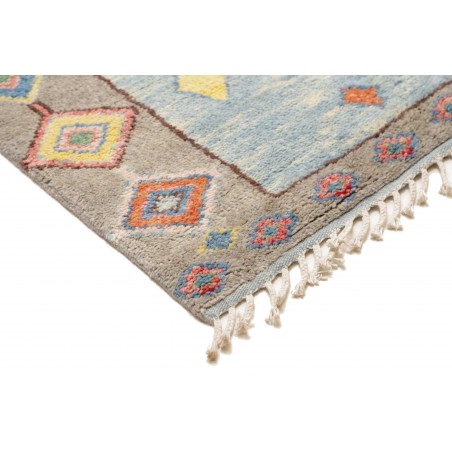 Tappeto bianco marrone 126x376