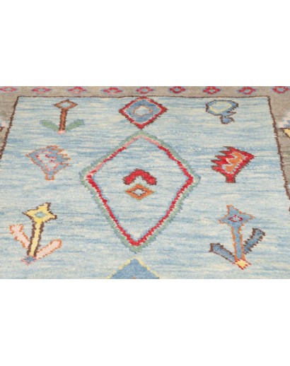 Tappeto bianco marrone 126x376