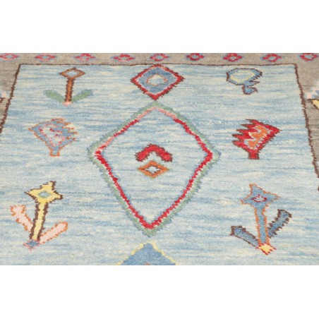 Tappeto bianco marrone 126x376