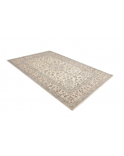 Tappeto Kashan Persia beige verde 194x300