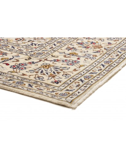 Tappeto Kashan Persia beige verde 194x300
