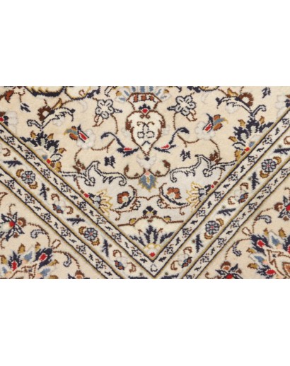 Tappeto Kashan Persia beige verde 194x300