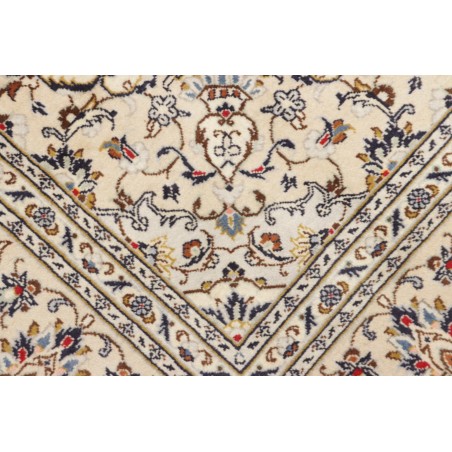 Tappeto Kashan Persia beige verde 194x300