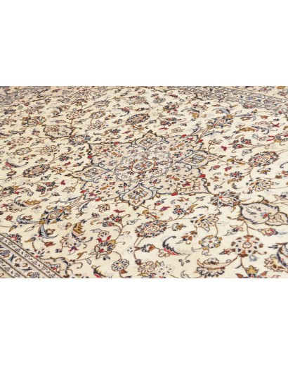 Tappeto Kashan Persia beige verde 194x300