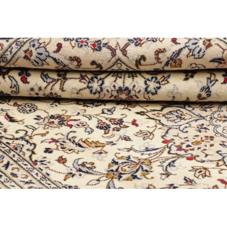 Tappeto Kashan Persia beige verde 194x300