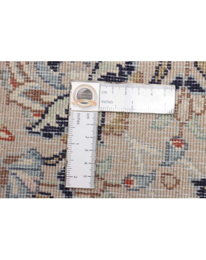 Tappeto Kashan Persia beige verde 194x300