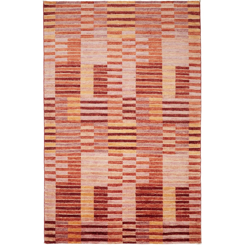 Tappeto Barjesta Pakistan arancione marrone 165x253 Tappeto Barjesta Pakistan arancione marrone 165x253