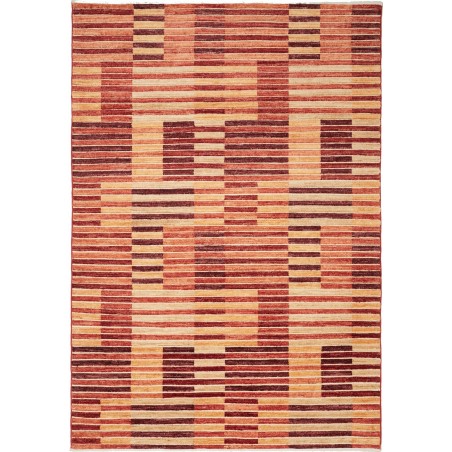 Tappeto Barjesta Pakistan rosso giallo 168x244