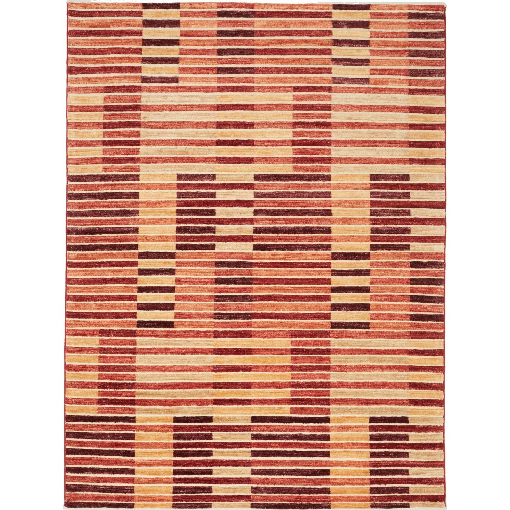 Tappeto Barjesta Pakistan rosso marrone 151x202 Tappeto Barjesta Pakistan rosso marrone 151x202