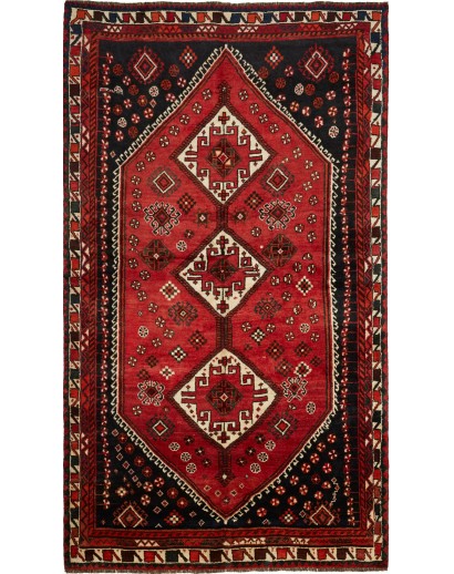 Tappeto Shiraz Persia blu marrone 160x279