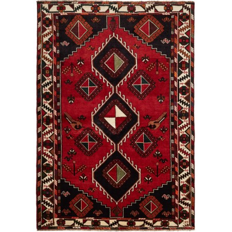 Tappeto Shiraz Persia blu beige 175x253