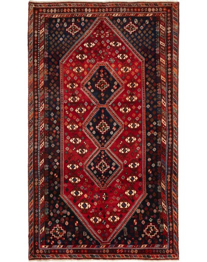 Tappeto Shiraz Persia grigio marrone 162x274