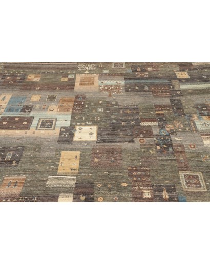 Tappeto Fun Collection Pakistan azzurro bianco 233x293