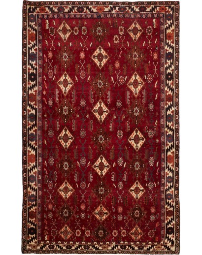 Tappeto Shiraz Persia marrone 158x258