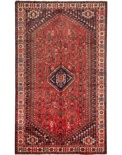 Tappeto Shiraz Persia marrone giallo 160x260