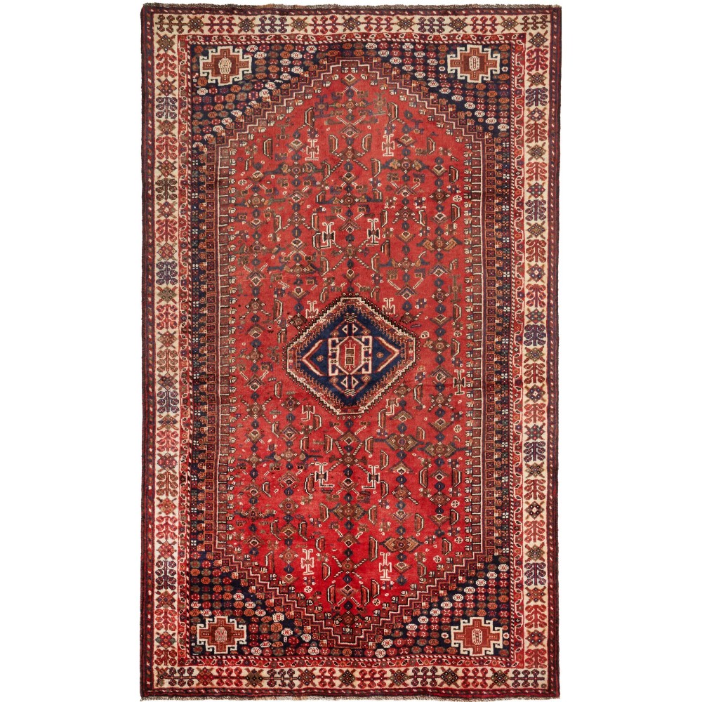 Tappeto Shiraz Persia marrone giallo 160x260 Tappeto Shiraz Persia marrone giallo 160x260