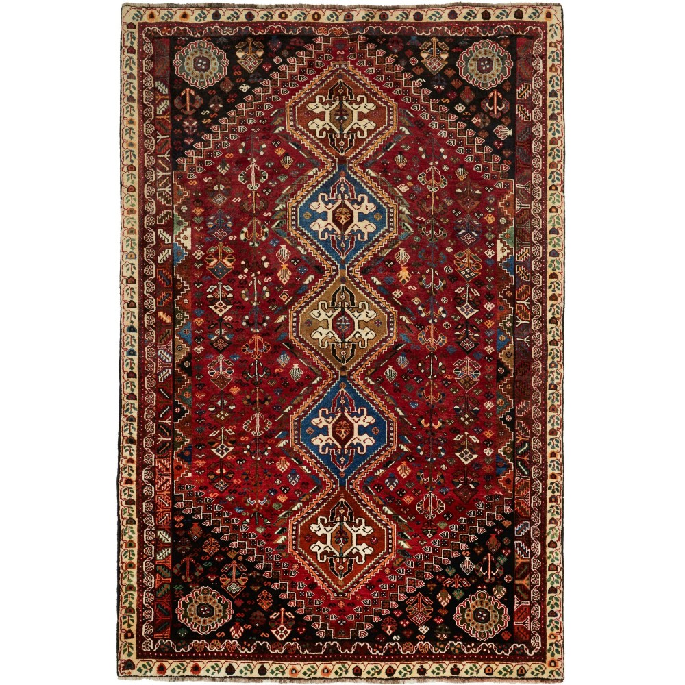 Tappeto Shiraz Persia marrone 173x259 Tappeto Shiraz Persia marrone 173x259
